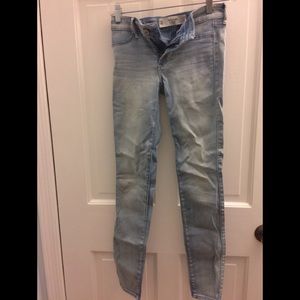 Abercrombie and Fitch light wash jeans